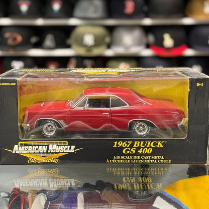 American Muscle 1967 Buick GS 400 Elite Red 1/18 Scale Diecast Model Car | New - Product Image