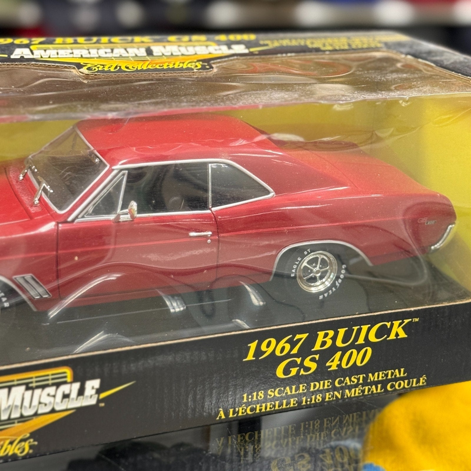 American Muscle 1967 Buick GS 400 Elite Red 1/18 Scale Diecast Model Car | New - Product Image