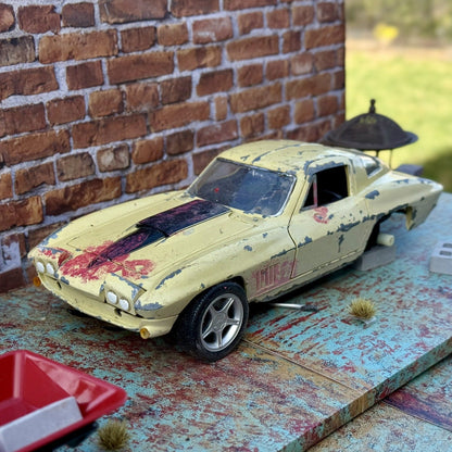 American Muscle 1967 Corvette Stingray 1/18 Scale Diecast Model Car | Parts Car - Product Image