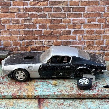 American Muscle 1973 Pontiac Firebird Trans Am 1/18 Scale Diecast Model Car | Parts Car - Product Image