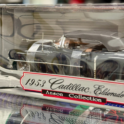 Anson Classics 1953 Cadillac Eldorado Convertible Dark Blue 1/18 Scale Diecast Model Car | New - Product Image