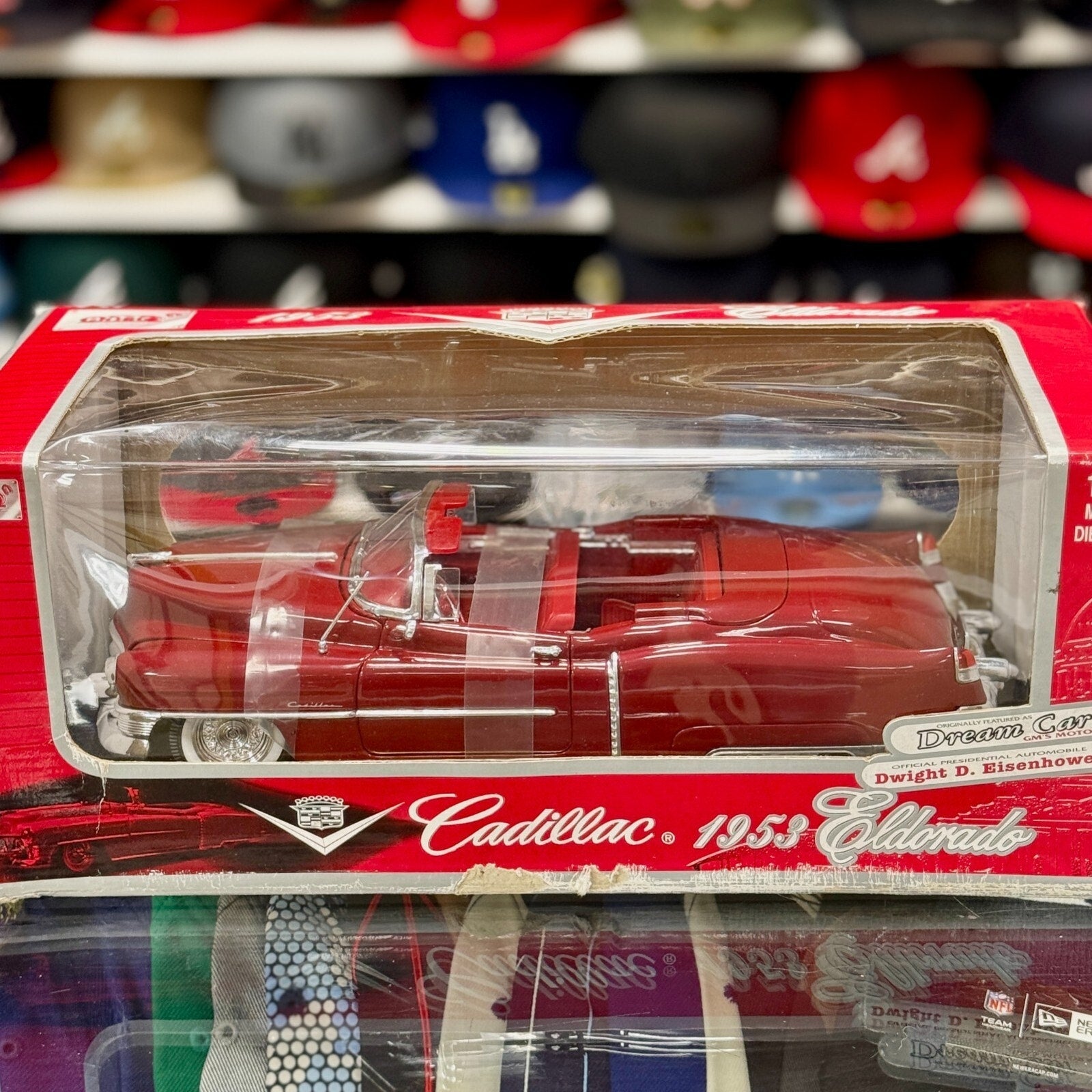 Anson Classics 1953 Cadillac Eldorado 'Dwight D Eisenhower' 1/18 Scale Diecast Model Car | New - Product Image