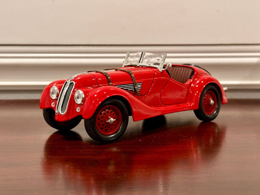 Anson Classics BMW 328 Roadster Red 1/18 Scale Diecast Model Car - Product Image