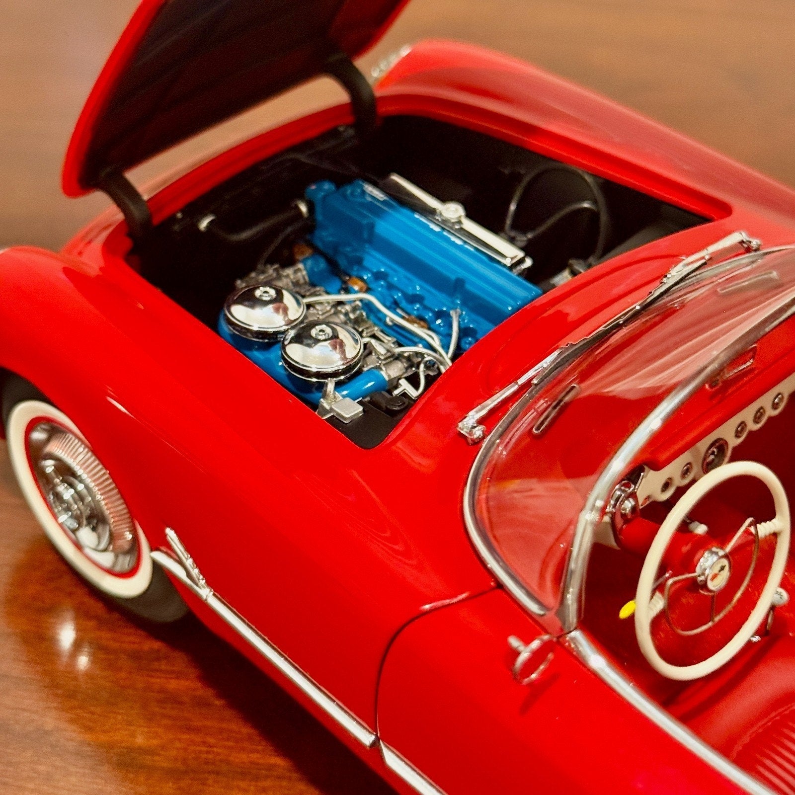 AUTOart 1954 Chevrolet Corvette Red 1/18 Scale Diecast Model Car | In Box - Product Image
