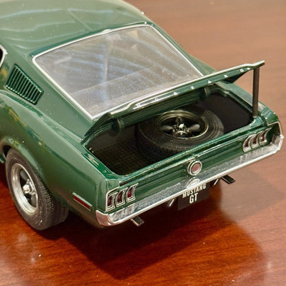 AUTOart 1968 Ford Mustang Fastback GT Dark Green 1/18 Scale Diecast Model Car | In Box - Product Image