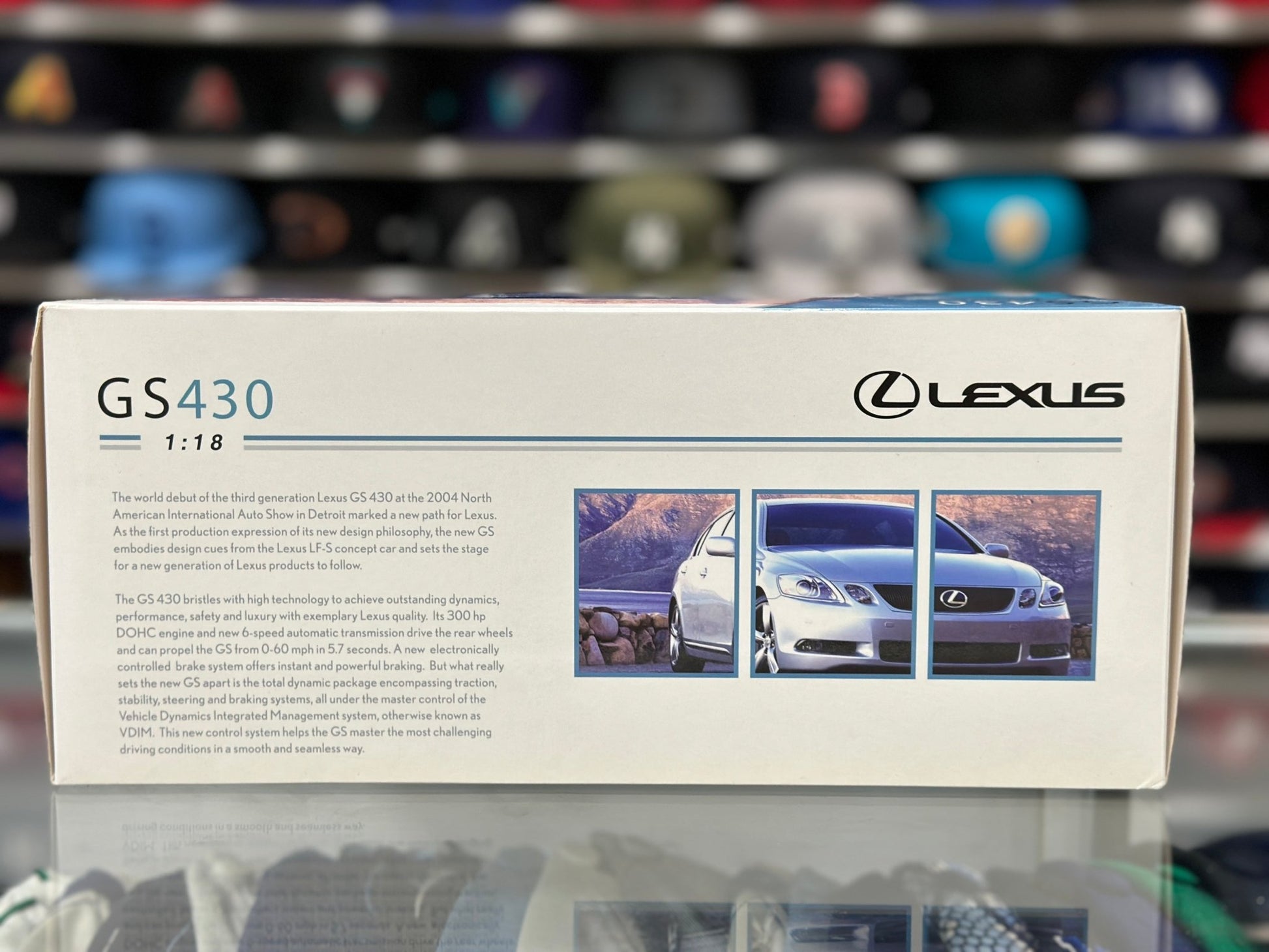 AUTOart 2006 Lexus GS430 Silver 1/18 Scale Diecast Model Car | New with Certificate - Product Image