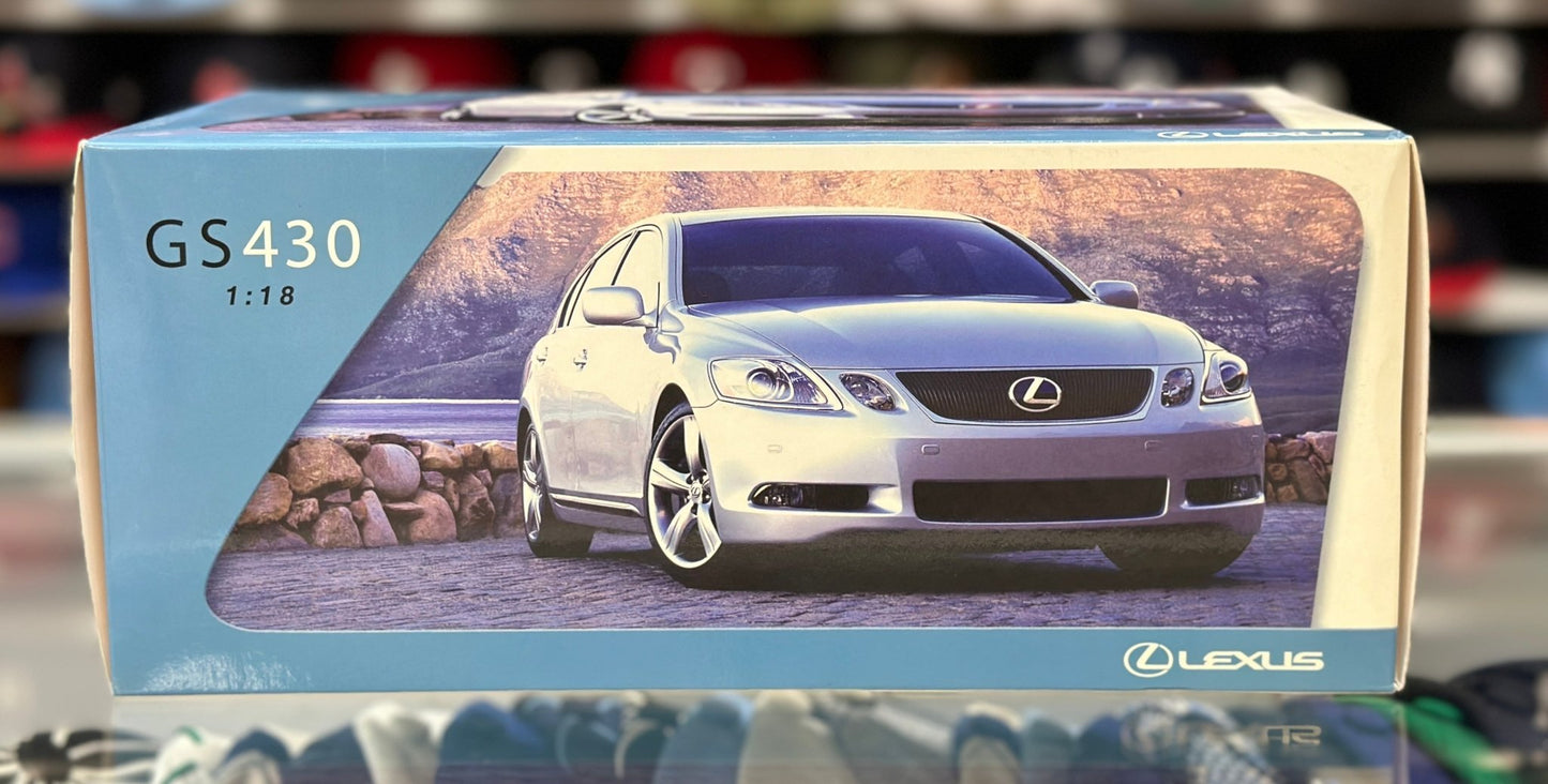 AUTOart 2006 Lexus GS430 Silver 1/18 Scale Diecast Model Car | New with Certificate - Product Image