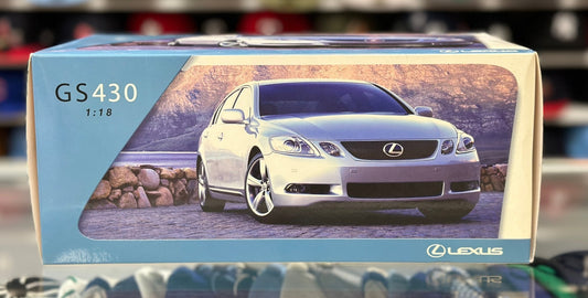 AUTOart 2006 Lexus GS430 Silver 1/18 Scale Diecast Model Car | New with Certificate - Product Image