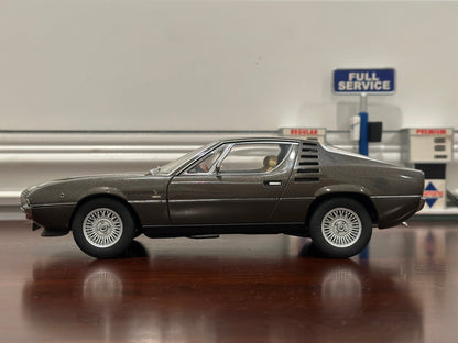 AUTOart Alfa Romeo Montreal Dark Charcoal 1/18 Scale Diecast Model Car - Product Image