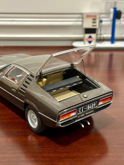AUTOart Alfa Romeo Montreal Dark Charcoal 1/18 Scale Diecast Model Car - Product Image