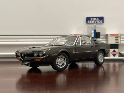 AUTOart Alfa Romeo Montreal Dark Charcoal 1/18 Scale Diecast Model Car - Product Image