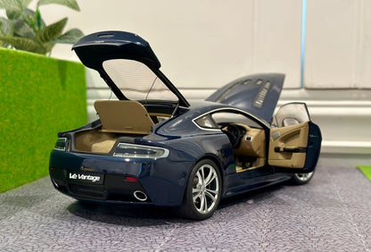 AUTOart Aston Martin V12 Vantage Blue 1/18 Scale Diecast Model Car - Product Image