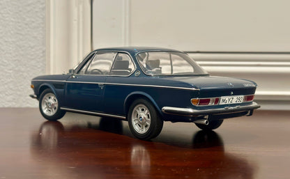AUTOart BMW 3.0 CSI Metallic Blue 1/18 Scale Diecast Model Car - Product Image