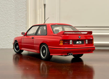 AUTOart BMW M3 E30 Sport Evolution 'Cecotto Edition' Red 1/18 Scale Diecast Model Car - Product Image