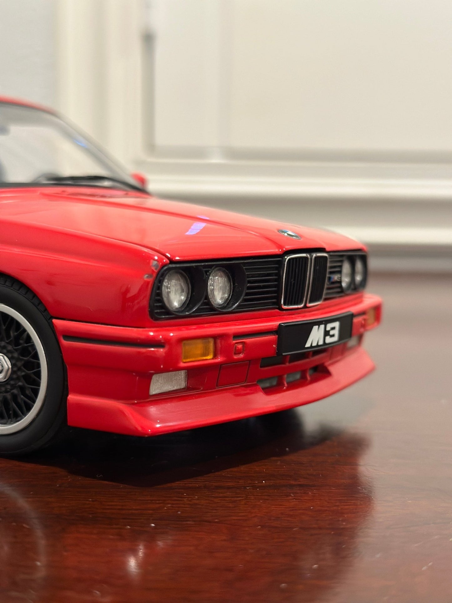 AUTOart BMW M3 E30 Sport Evolution 'Cecotto Edition' Red 1/18 Scale Diecast Model Car - Product Image