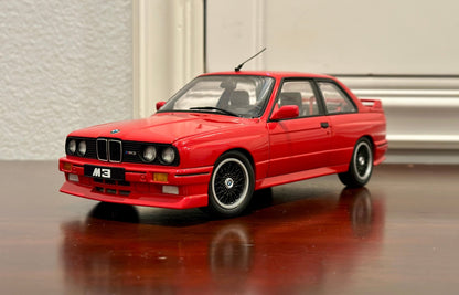 AUTOart BMW M3 E30 Sport Evolution 'Cecotto Edition' Red 1/18 Scale Diecast Model Car - Product Image