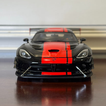 AUTOart Dodge Viper ACR Black/Red Stripes AUTOart Composite Model Car | In Box - Product Image