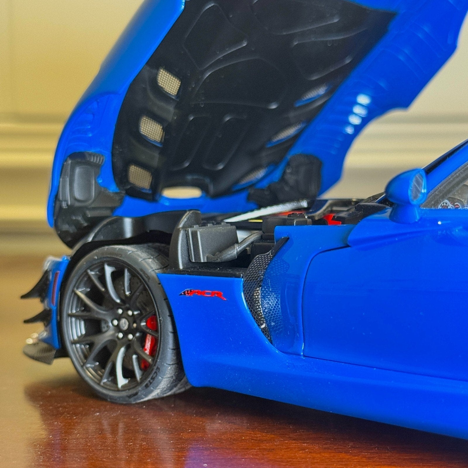 AUTOart Dodge Viper ACR Blue/Black Stripes AUTOart Composite Model Car | In Box - Product Image