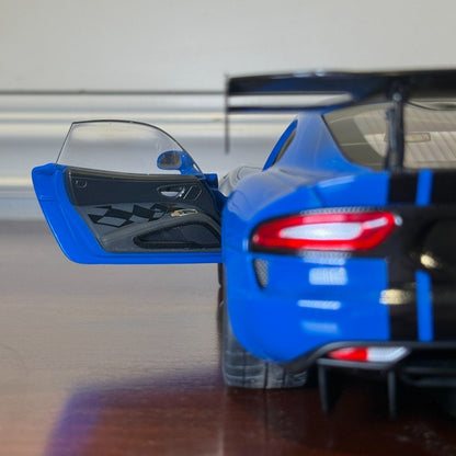 AUTOart Dodge Viper ACR Blue/Black Stripes AUTOart Composite Model Car | In Box - Product Image