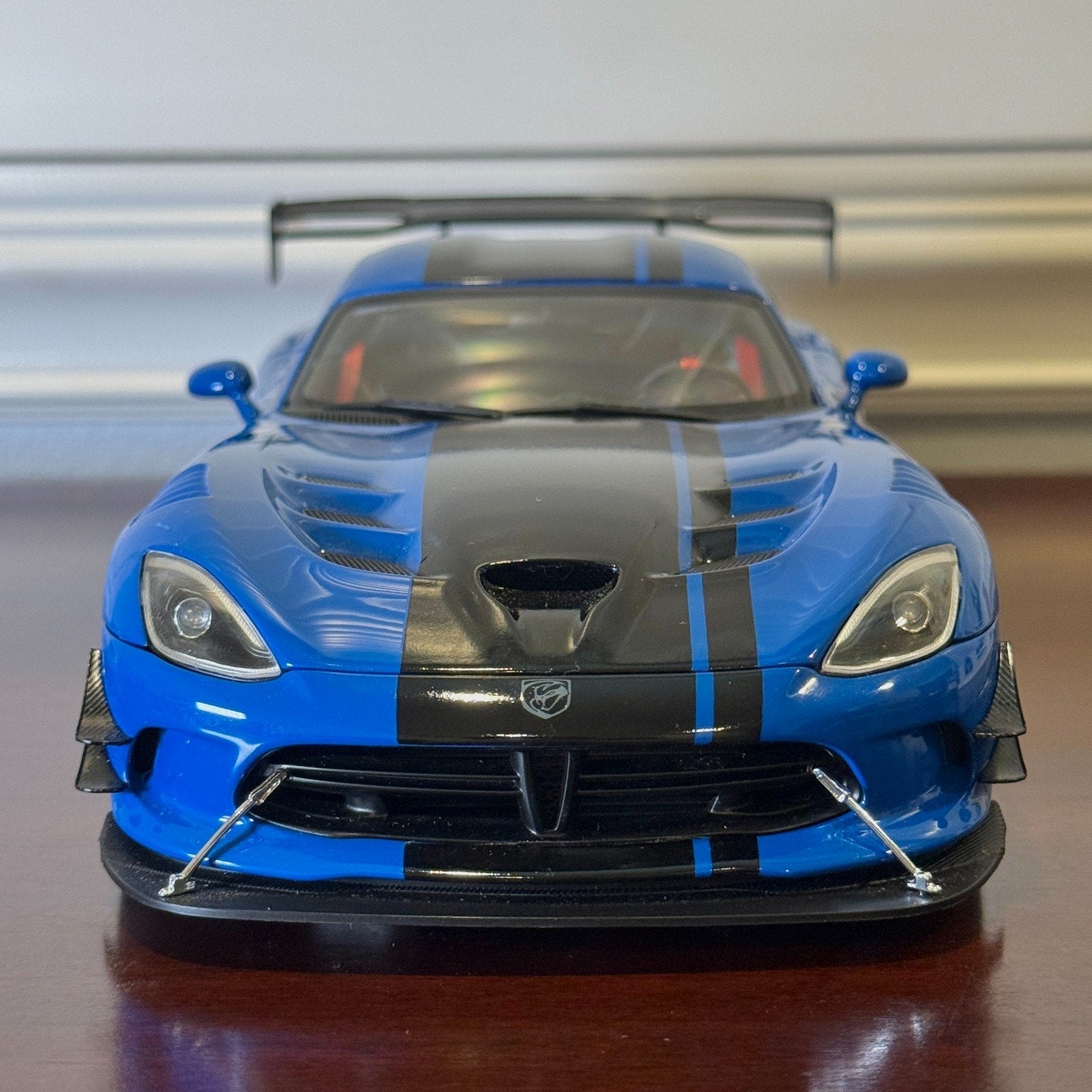 AUTOart Dodge Viper ACR Blue/Black Stripes AUTOart Composite Model Car | In Box - Product Image