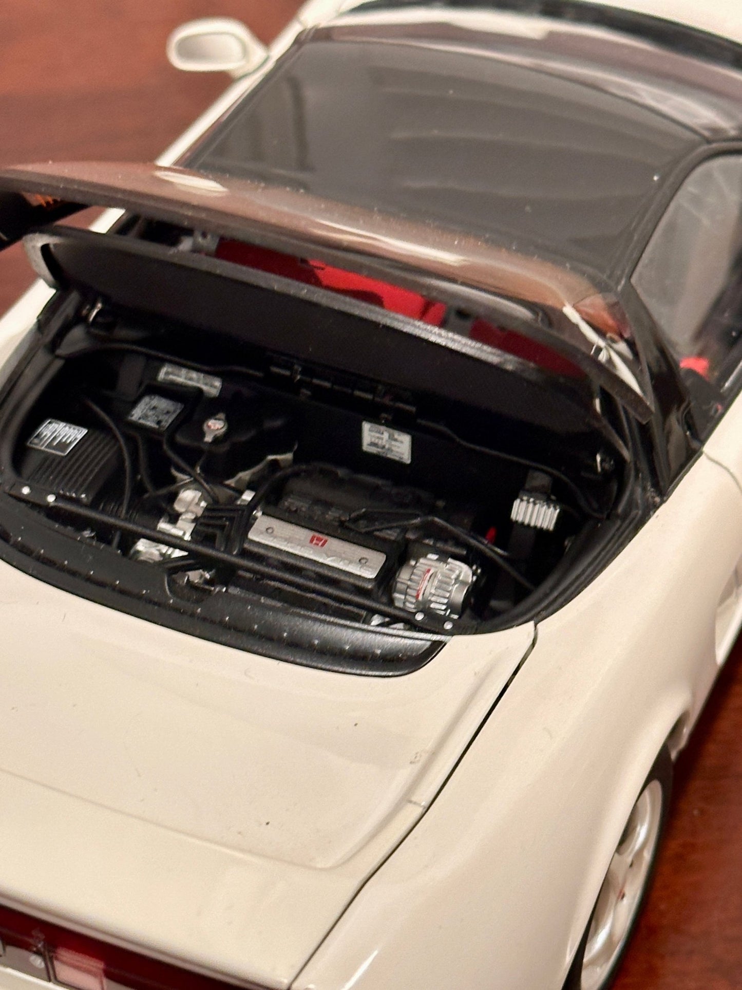 AUTOart Honda NSX Type-R 'NA1' Champion White 1/18 Scale Diecast Model Car - Product Image