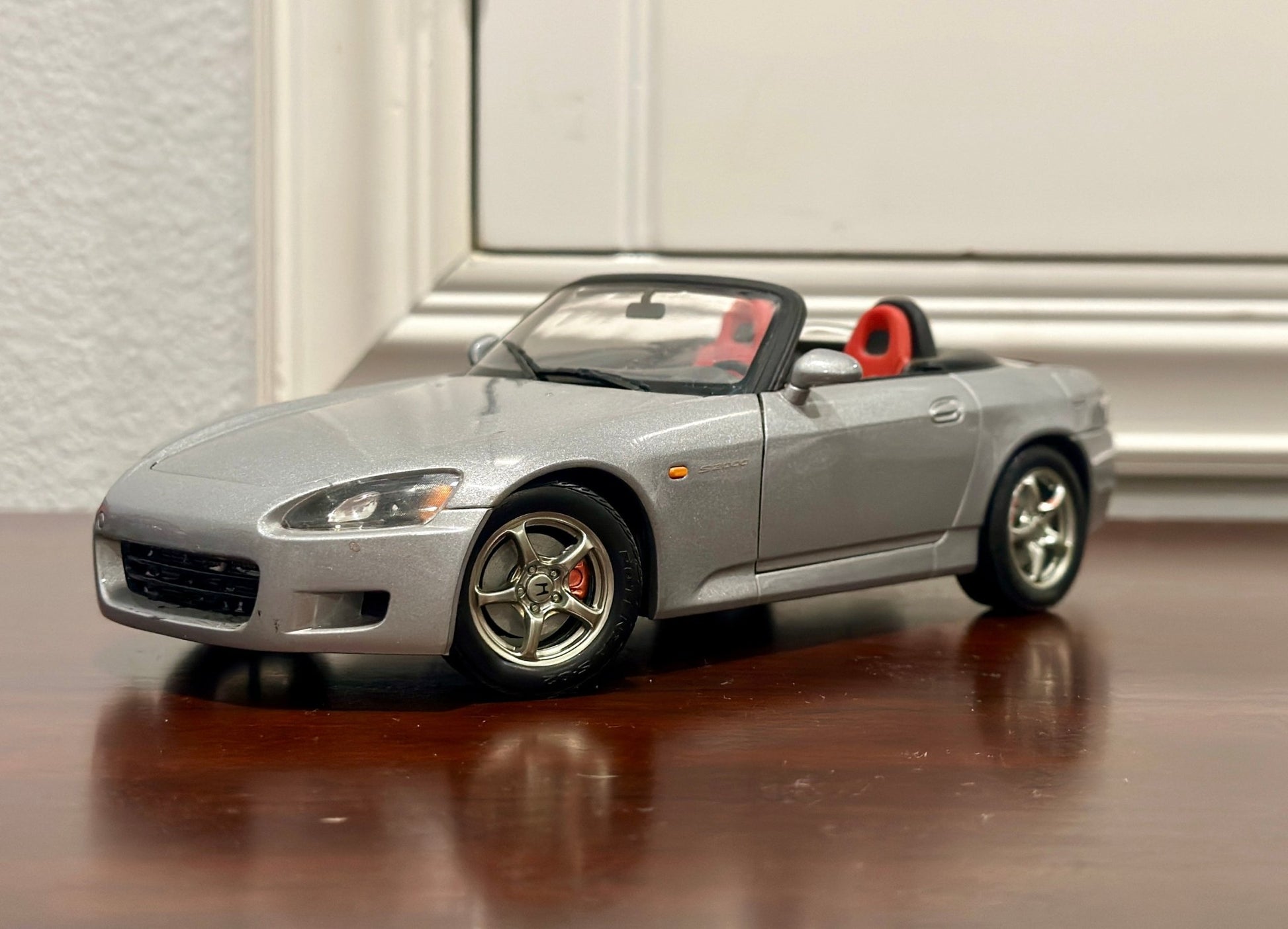 AUTOart Honda S200 Silver 1/18 Scale Diecast Model Car - Product Image