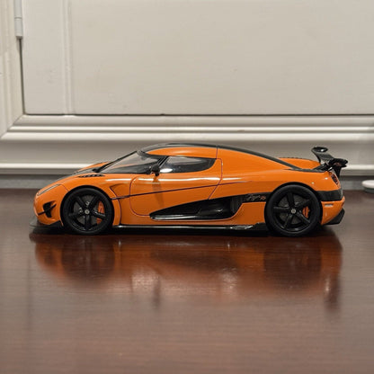 AUTOart Koenigsegg Agera RS Orange w/ Carbon Fiber 1/18 Scale Diecast Model Car - Product Image