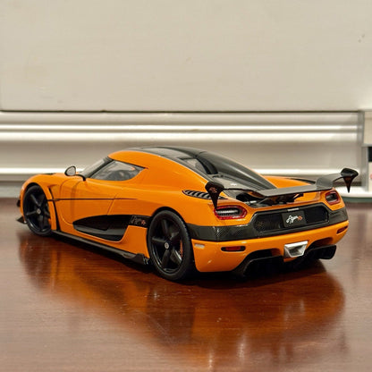 AUTOart Koenigsegg Agera RS Orange w/ Carbon Fiber 1/18 Scale Diecast Model Car - Product Image