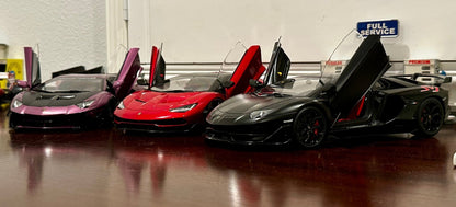 AUTOart Lamborghini Aventador 'Liberty Walk' SE30 Purple 1/18 Scale Diecast Model Car | In Box - Product Image