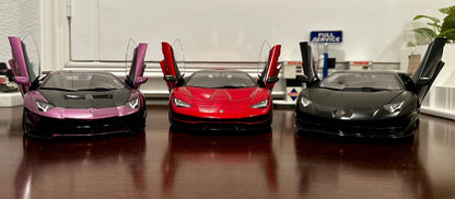 AUTOart Lamborghini Aventador 'Liberty Walk' SE30 Purple 1/18 Scale Diecast Model Car | In Box - Product Image