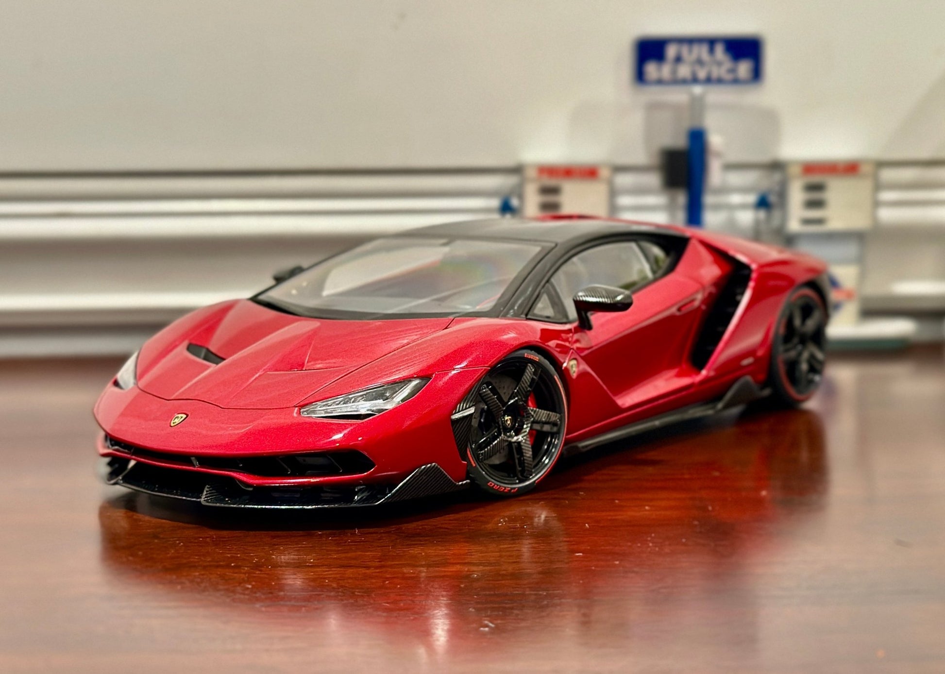 AUTOart Lamborghini Centenario Midnight Red 1/18 Scale Diecast Model Car | New - Product Image