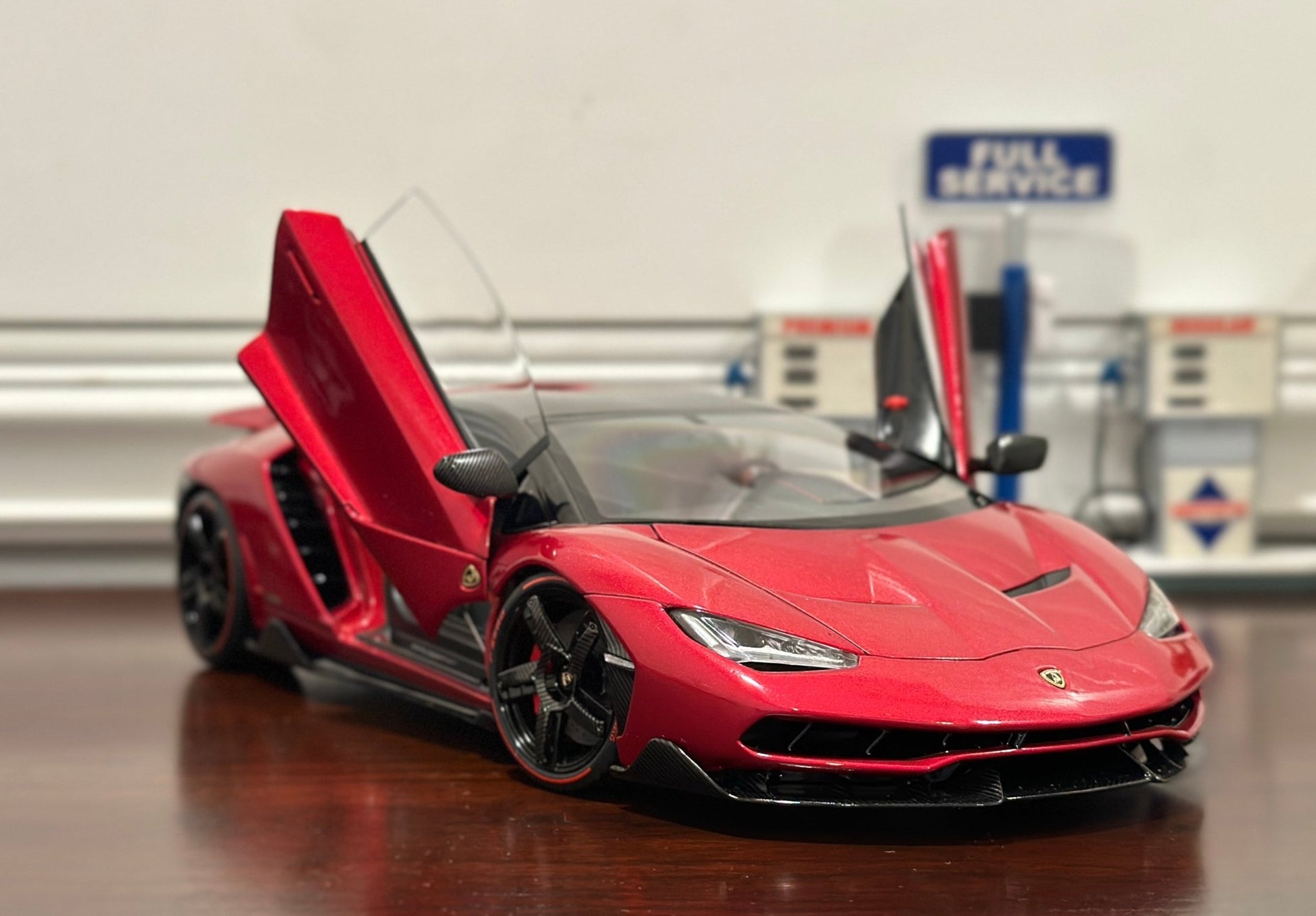 AUTOart Lamborghini Centenario Midnight Red 1/18 Scale Diecast Model Car | New - Product Image