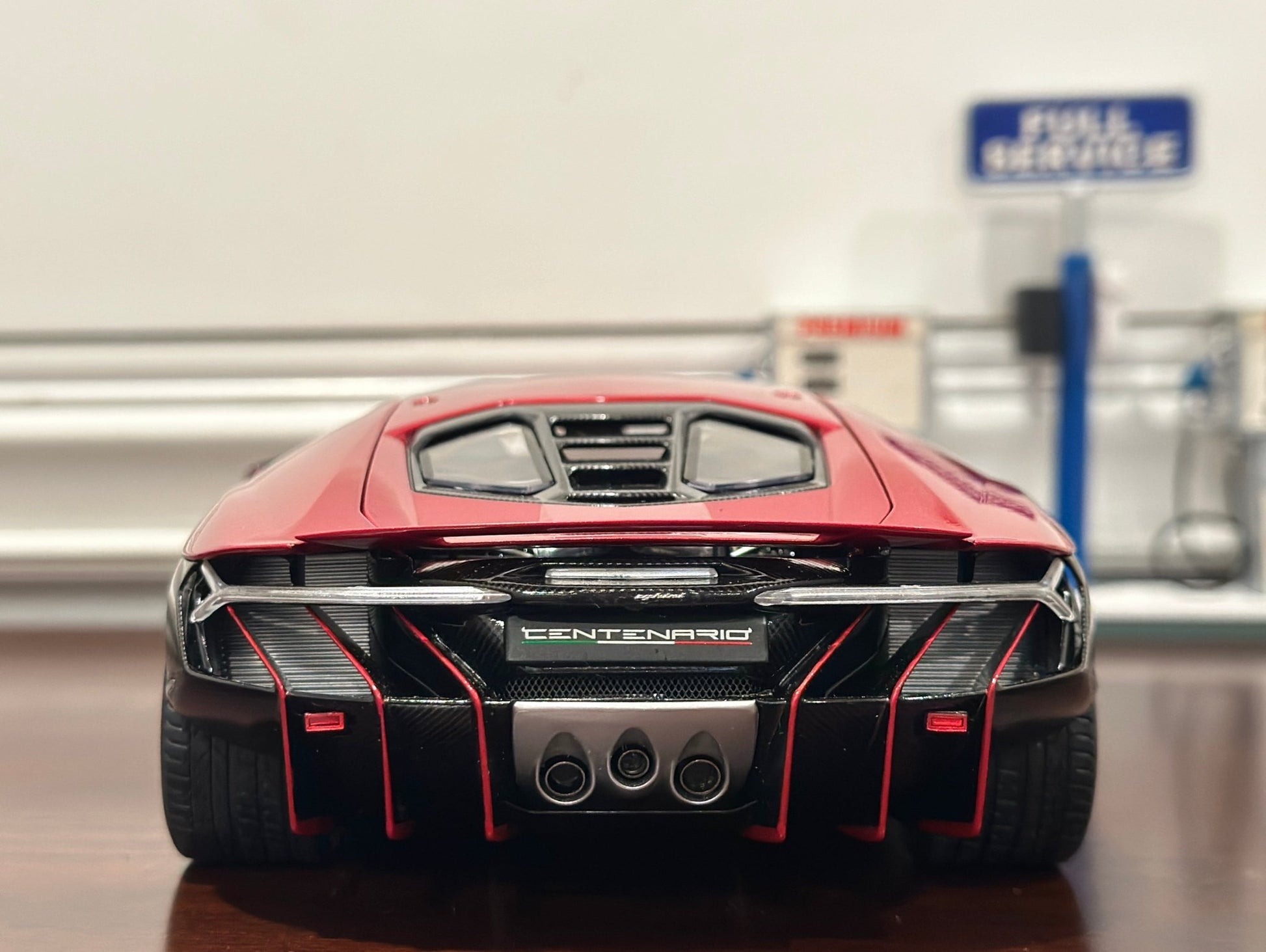 AUTOart Lamborghini Centenario Midnight Red 1/18 Scale Diecast Model Car | New - Product Image