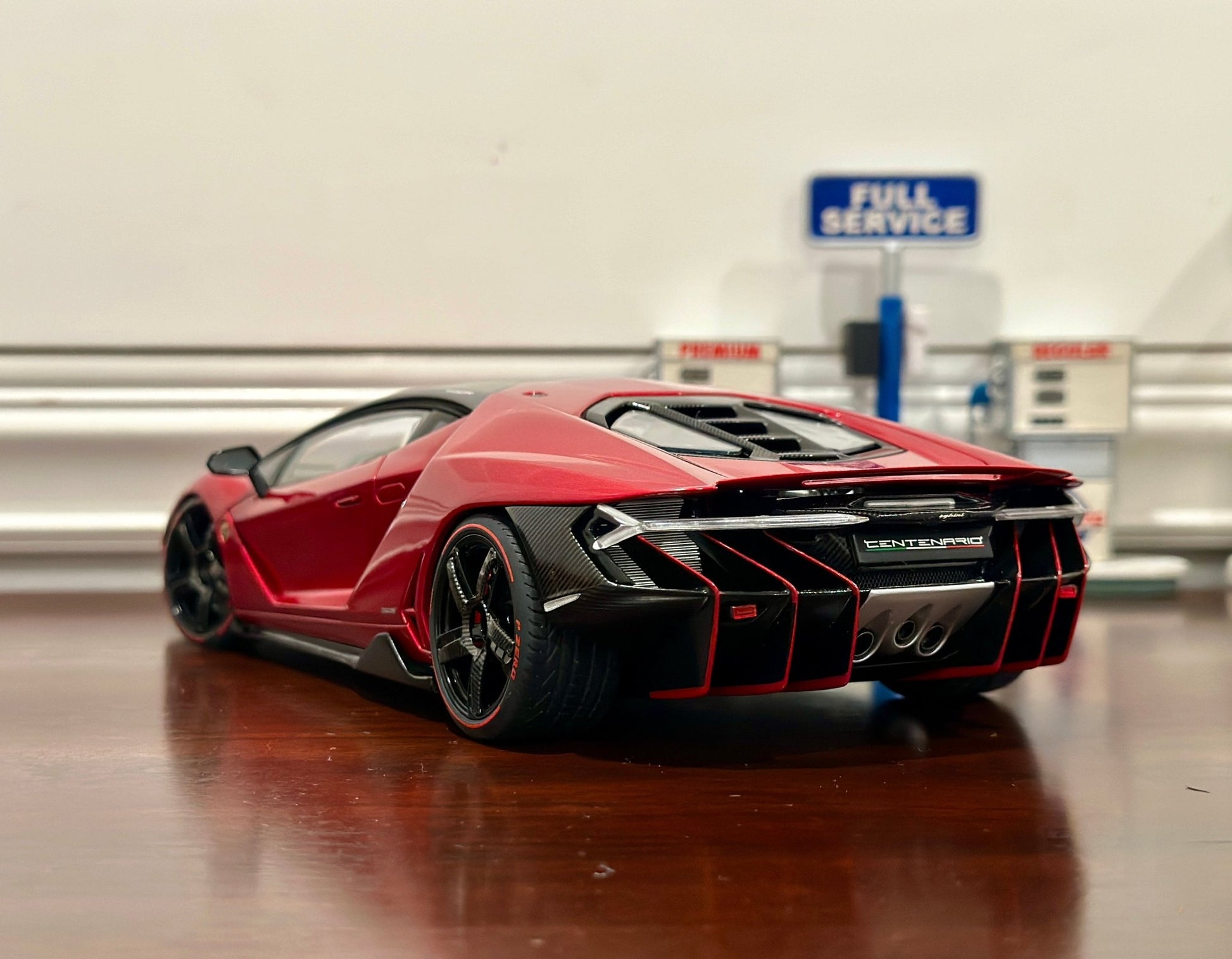 AUTOart Lamborghini Centenario Midnight Red 1/18 Scale Diecast Model Car | New - Product Image
