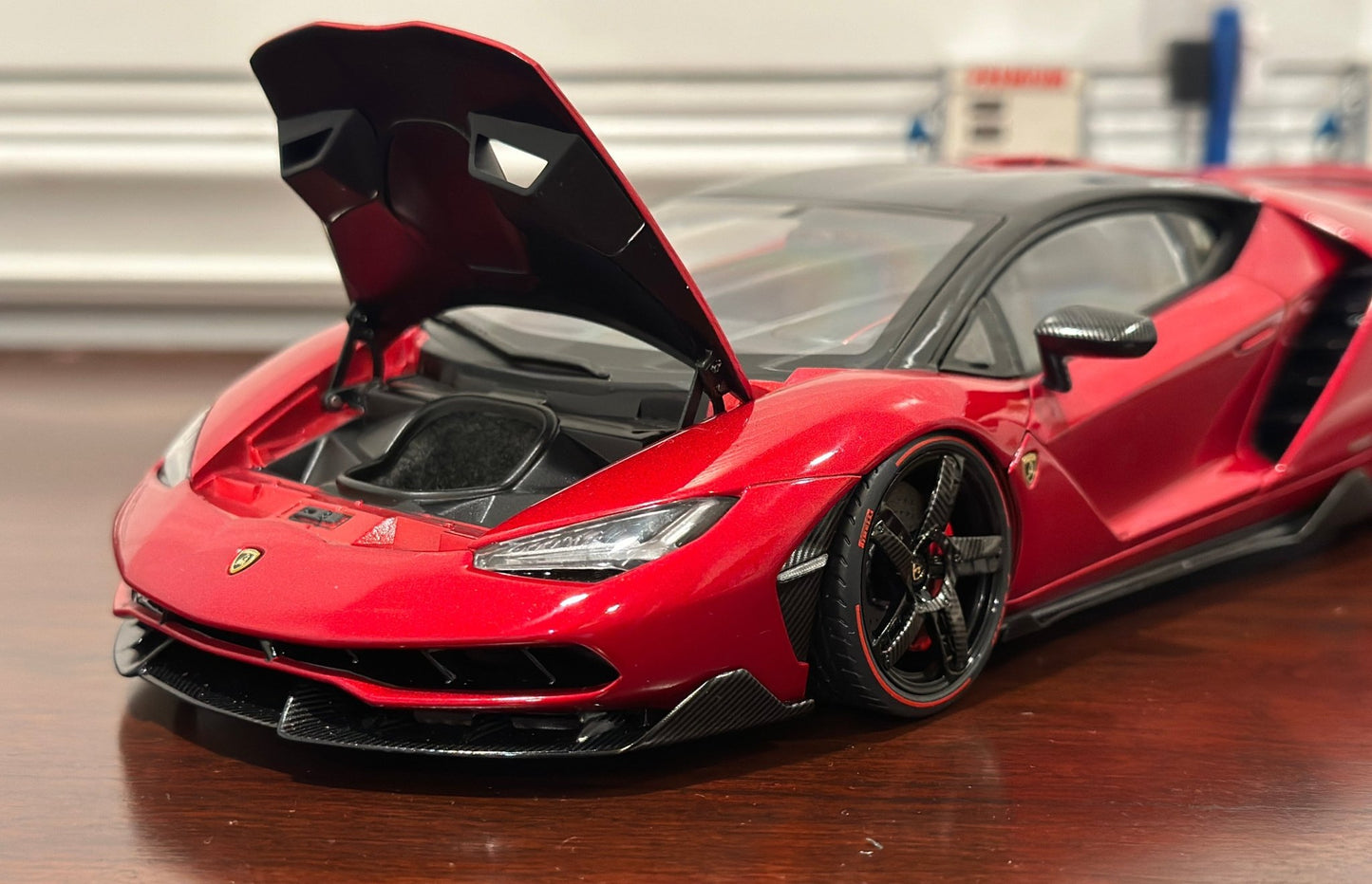 AUTOart Lamborghini Centenario Midnight Red 1/18 Scale Diecast Model Car | New - Product Image