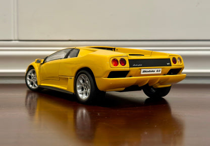 AUTOart Lamborghini Diablo 6.0 Yellow 1/18 Scale Diecast Model Car - Product Image