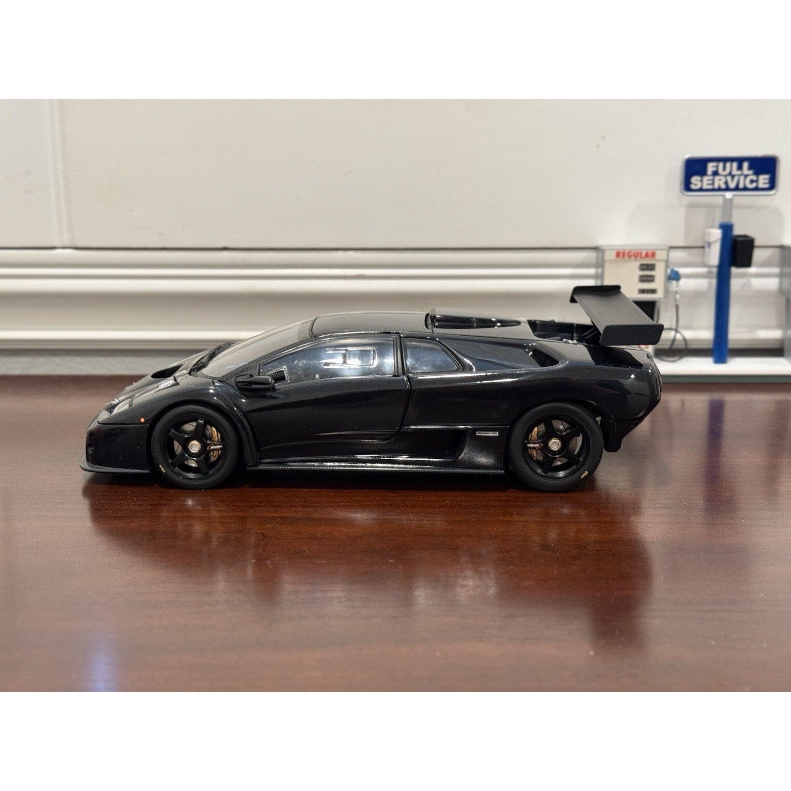 AUTOart Lamborghini Diablo GTR Black 1/18 Scale Diecast Model Car | In Box - Product Image
