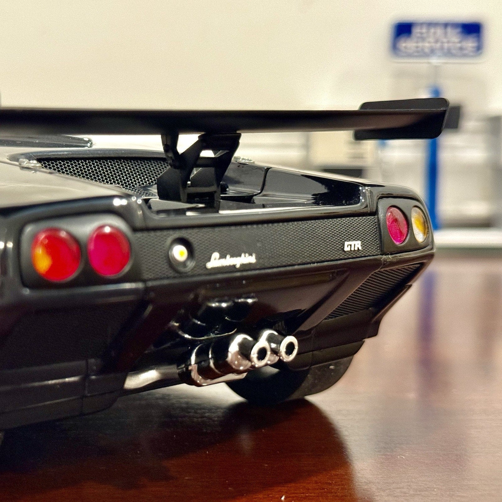 AUTOart Lamborghini Diablo GTR Black 1/18 Scale Diecast Model Car | In Box - Product Image