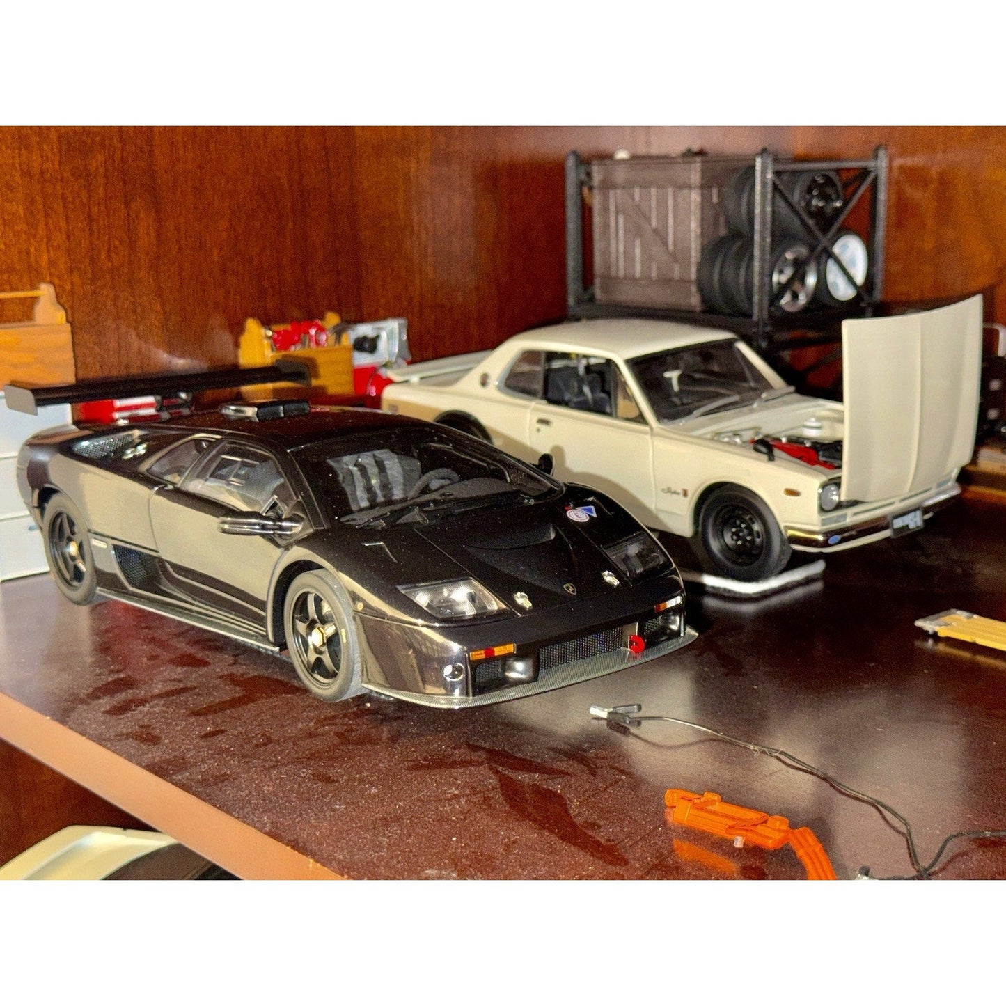 AUTOart Lamborghini Diablo GTR Black 1/18 Scale Diecast Model Car | In Box - Product Image