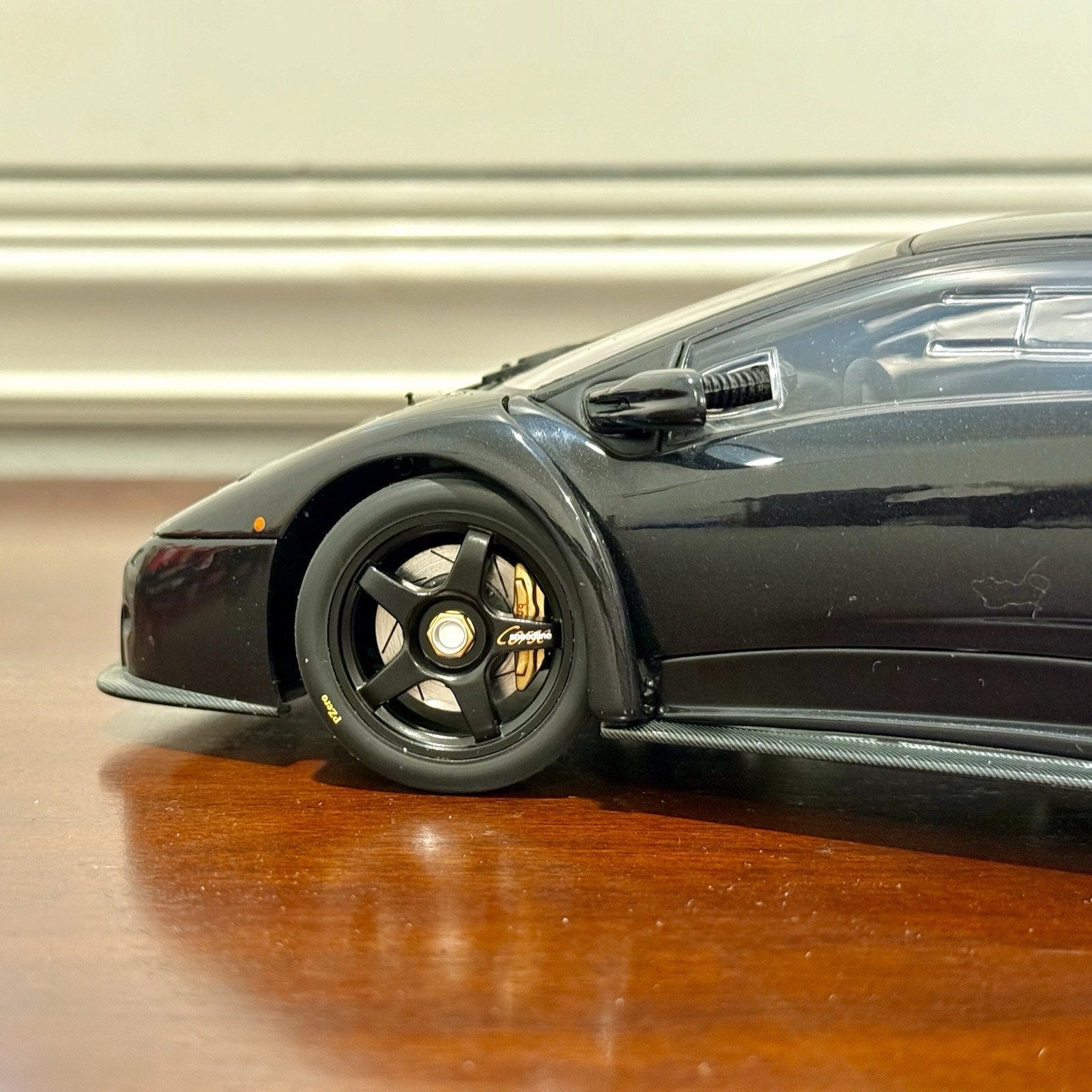 AUTOart Lamborghini Diablo GTR Black 1/18 Scale Diecast Model Car | In Box - Product Image
