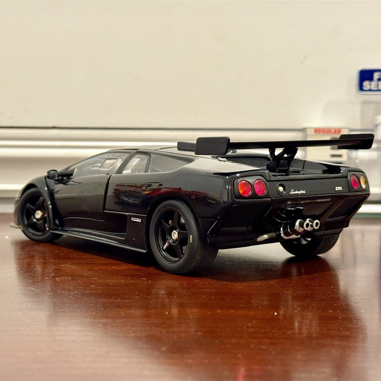 AUTOart Lamborghini Diablo GTR Black 1/18 Scale Diecast Model Car | In Box - Product Image