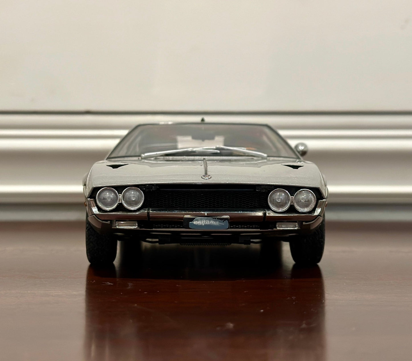 AUTOart Lamborghini Espada Metallic Gray 1/18 Scale Diecast Model Car - Product Image