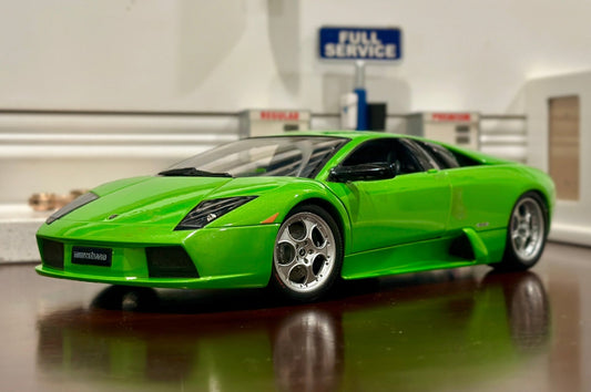 AUTOart Lamborghini Murcielago Verde Green 1/18 Scale Diecast Model Car | Parts Car - Product Image