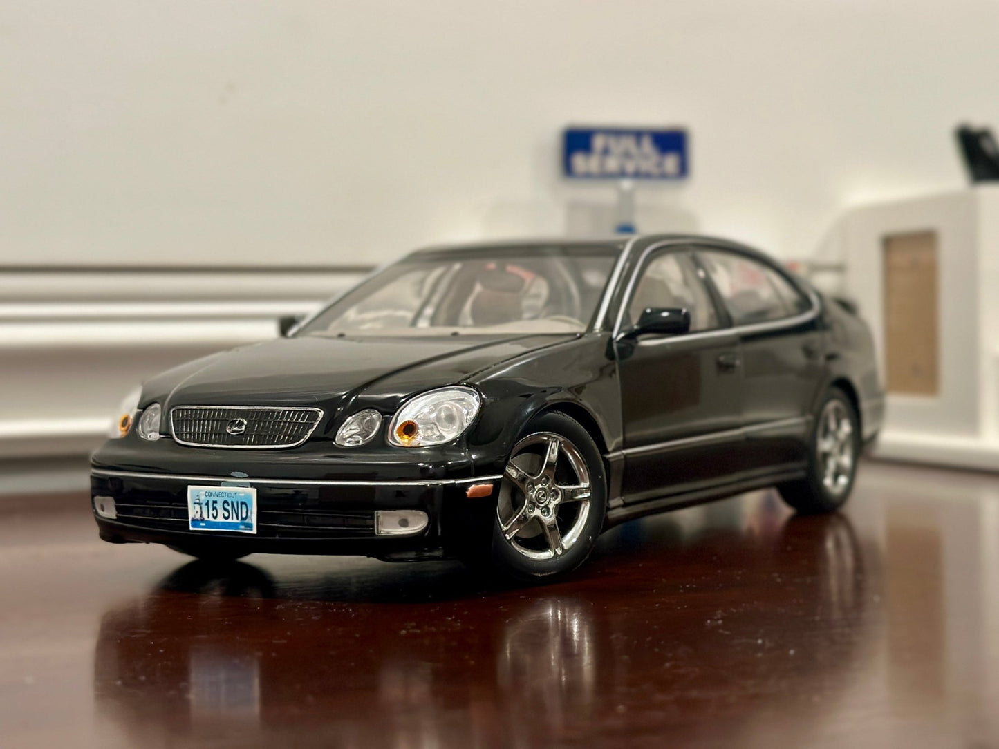 AUTOart Lexus GS400 Sport 'Japan Exclusive' Black 1/18 Scale Diecast Model Car - Product Image