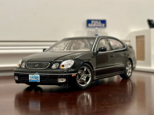 AUTOart Lexus GS400 Sport 'Japan Exclusive' Black 1/18 Scale Diecast Model Car - Product Image