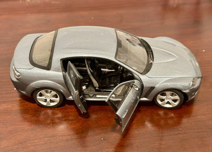 AUTOart Mazda RX8 Grey 1/18 Scale Diecast Model Car | Missing Side Mirror - Product Image