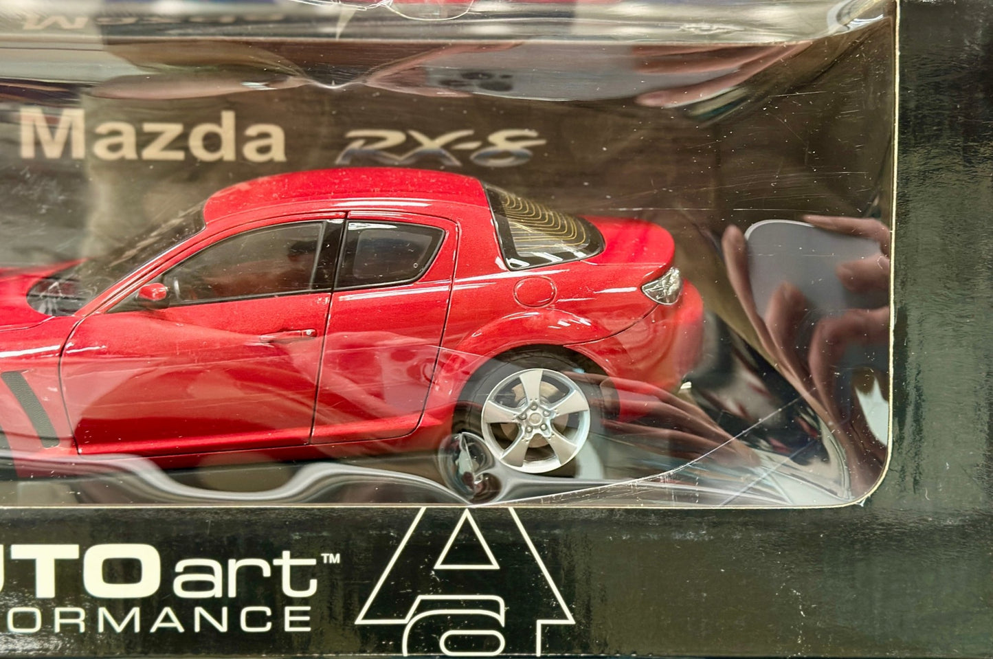 AUTOart Mazda RX8 Red 1/18 Scale Diecast Model Car | New - Product Image