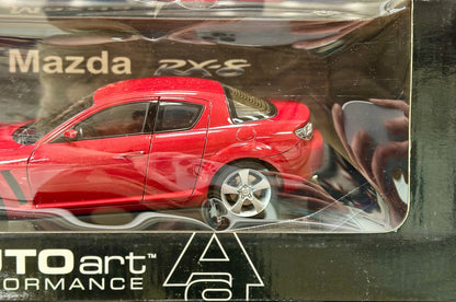 AUTOart Mazda RX8 Red 1/18 Scale Diecast Model Car | New - Product Image