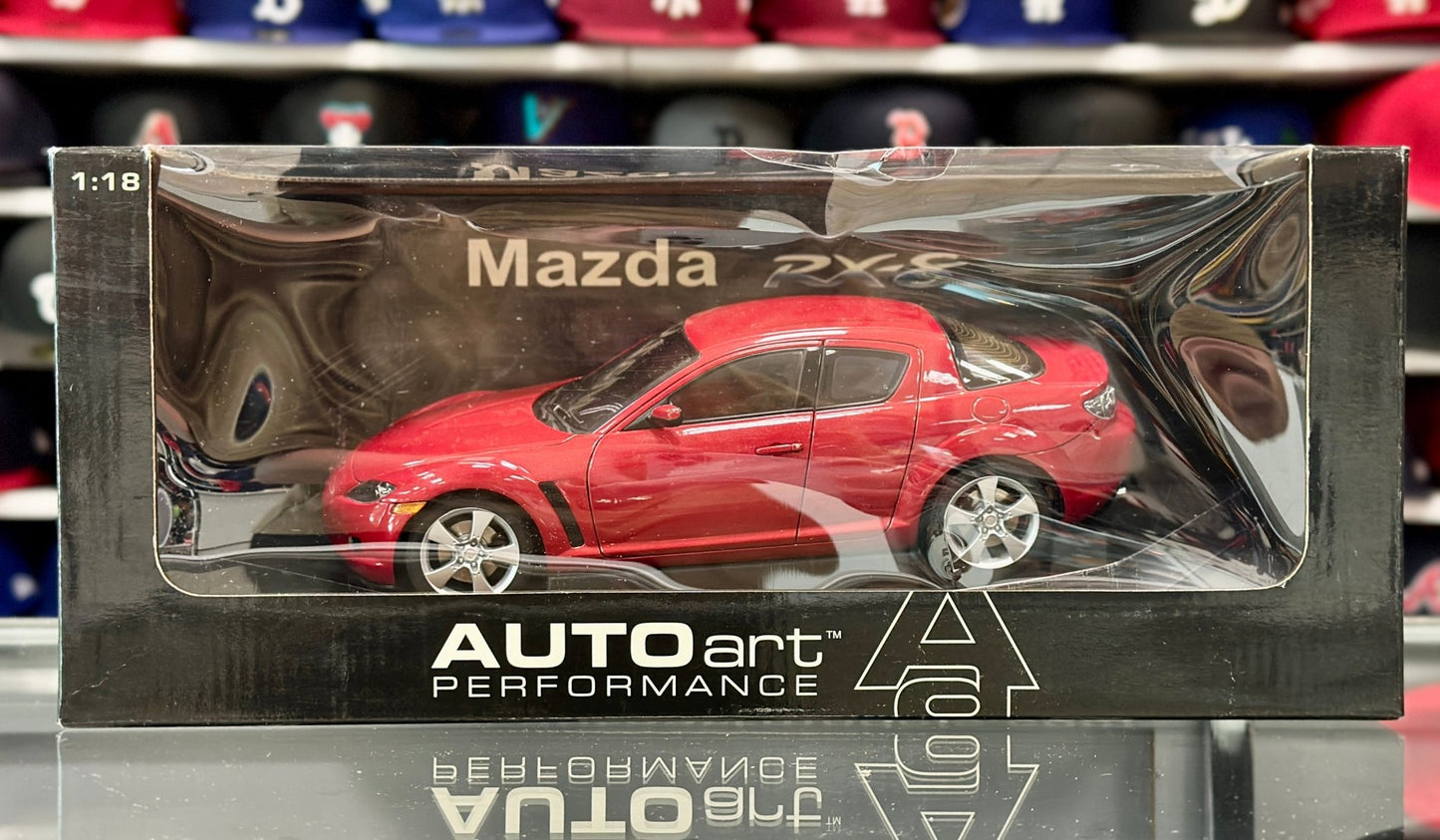 AUTOart Mazda RX8 Red 1/18 Scale Diecast Model Car | New - Product Image
