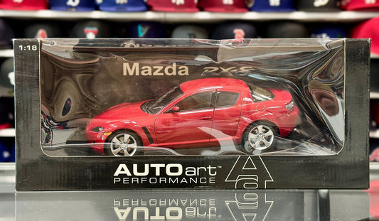 AUTOart Mazda RX8 Red 1/18 Scale Diecast Model Car | New - Product Image
